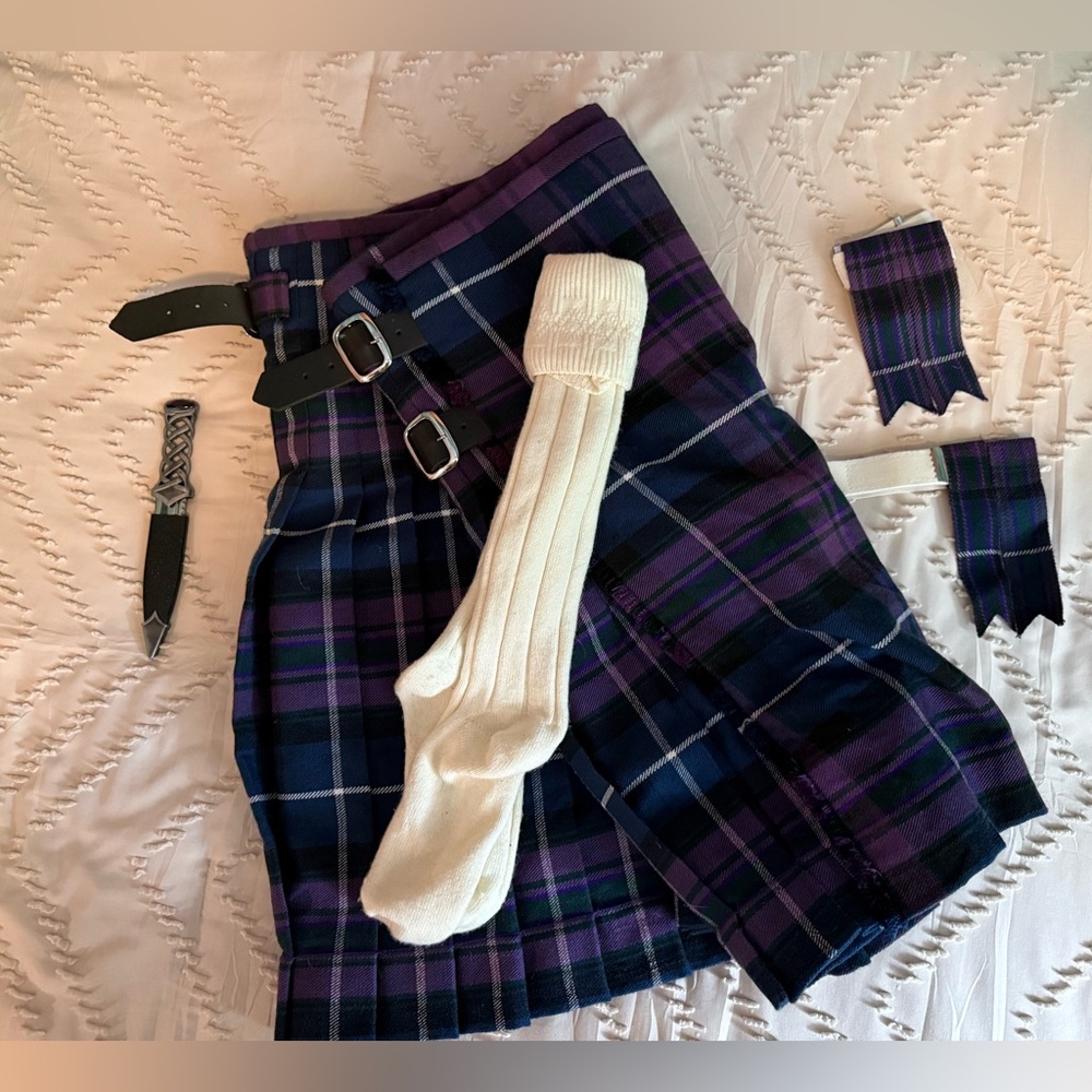 Scottish Kilt Men Size 48 Real Kilt